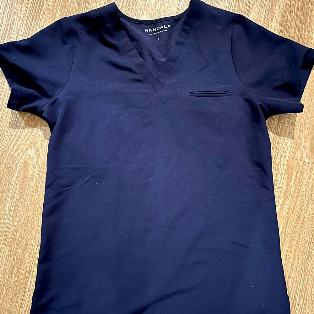 Mandala scrub top